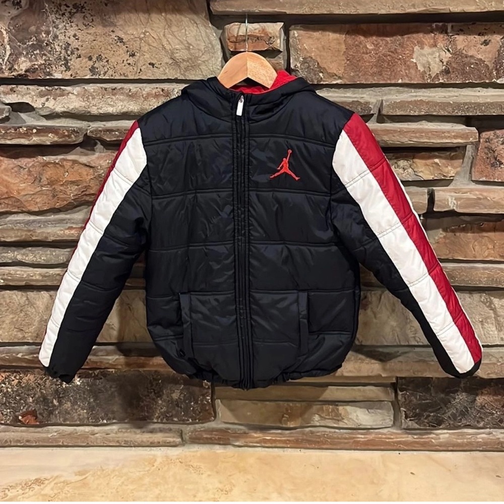 Jordan Hooded Winter Puffer Coat - Picture 4 of 12